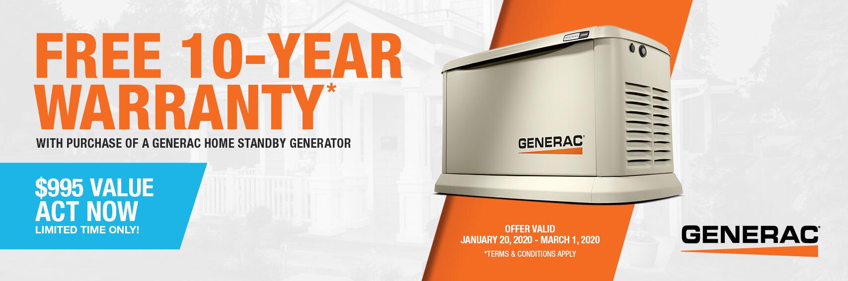Homestandby Generator Deal | Warranty Offer | Generac Dealer | Jefferson, LA